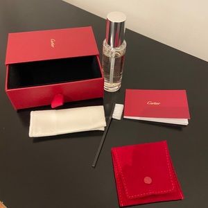 Cartier slide box with cleaner velvet ring pouch